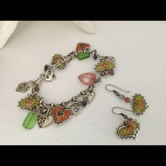 Retired Brighton Bracelet and Earrings - Picture 3 of 7